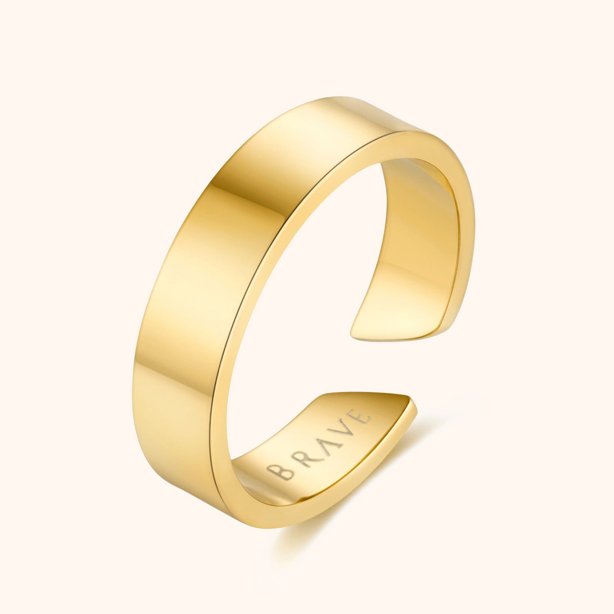 Bague ouverte robuste pour hommes
