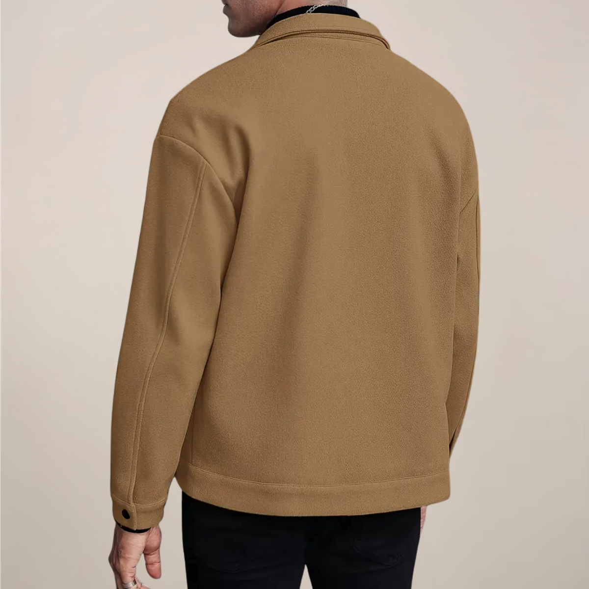 Veste boutonnée élégante pour hommes pour l'automne et l'hiver