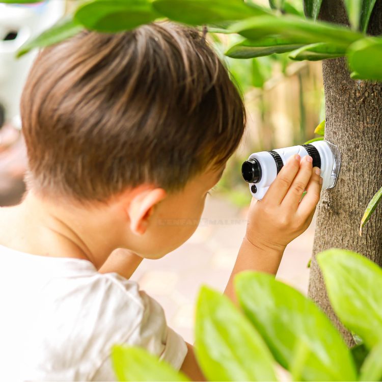 Microscope Enfant Micropoche™ – Éveillez la Curiosité des Petits Explorateurs