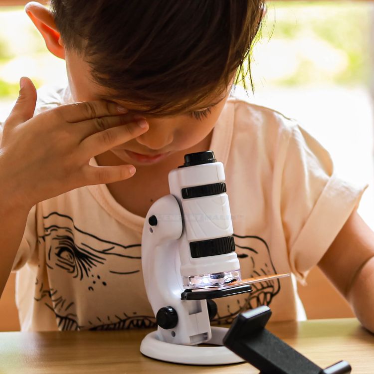 Microscope Enfant Micropoche™ – Éveillez la Curiosité des Petits Explorateurs