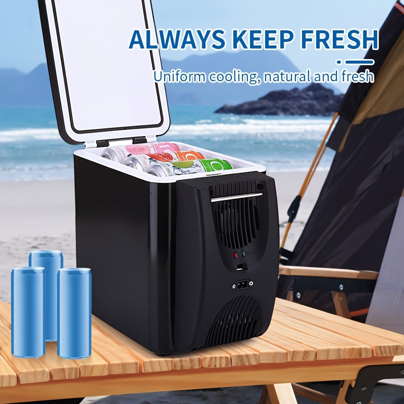 Mini réfrigérateur portable de 6 litres pour les voyages en voiture et le camping