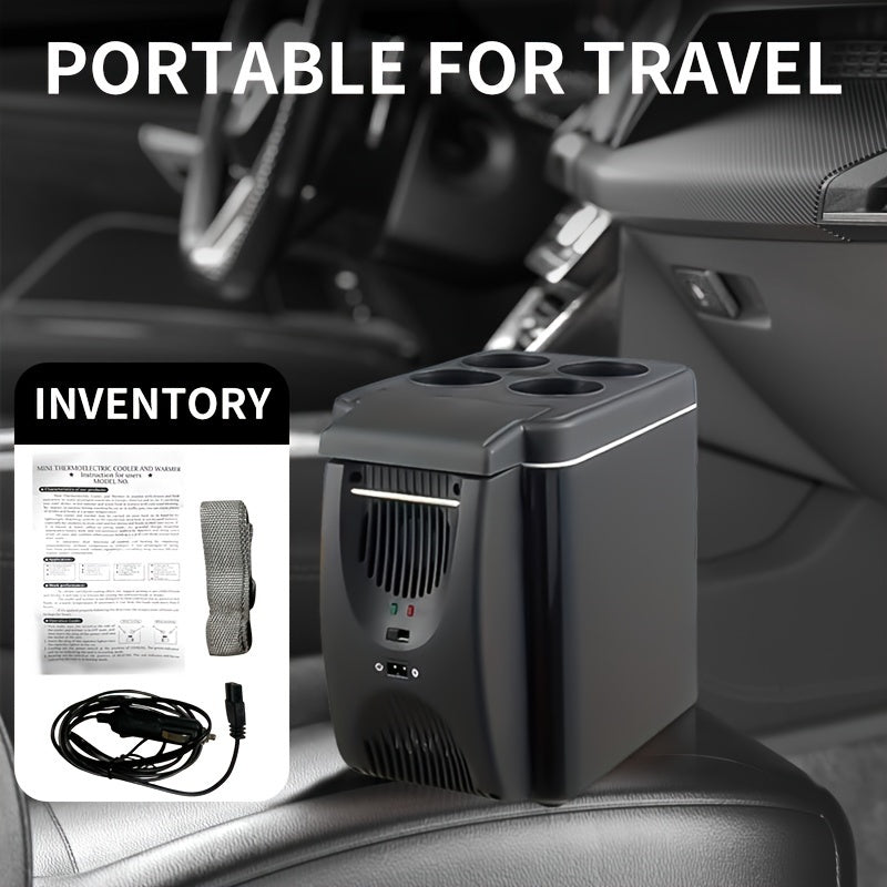 Mini réfrigérateur portable de 6 litres pour les voyages en voiture et le camping