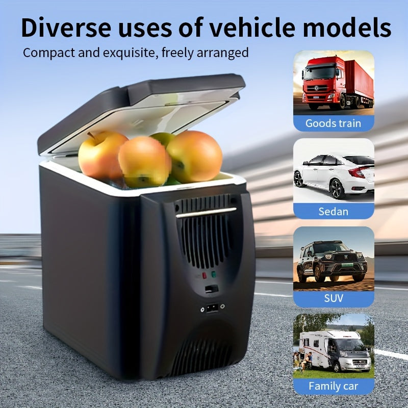 Mini réfrigérateur portable de 6 litres pour les voyages en voiture et le camping
