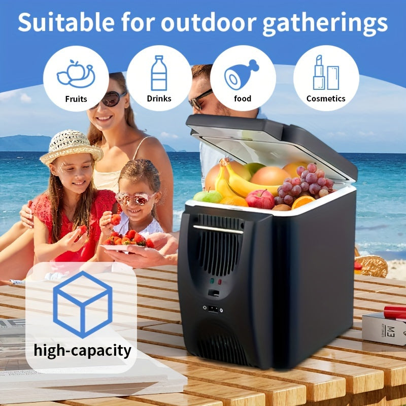 Mini réfrigérateur portable de 6 litres pour les voyages en voiture et le camping