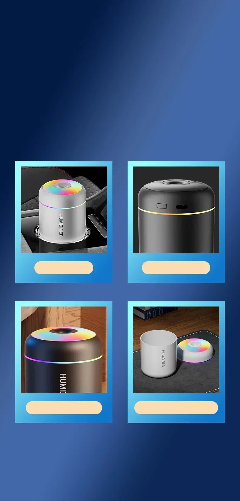 Mini humidificateur d'air USB avec aromathérapie