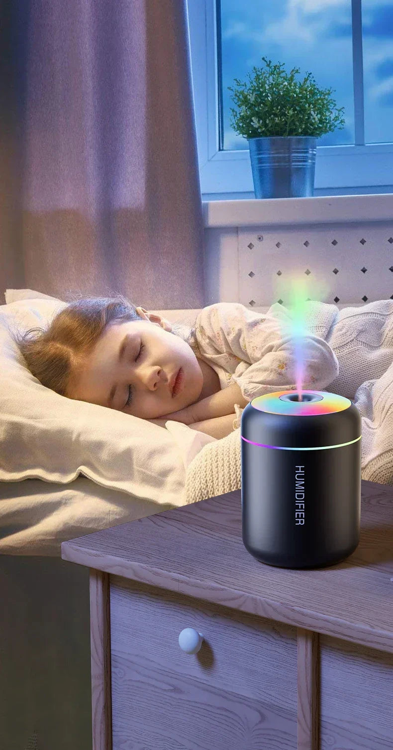 Mini humidificateur d'air USB et diffuseur d'huiles essentielles
