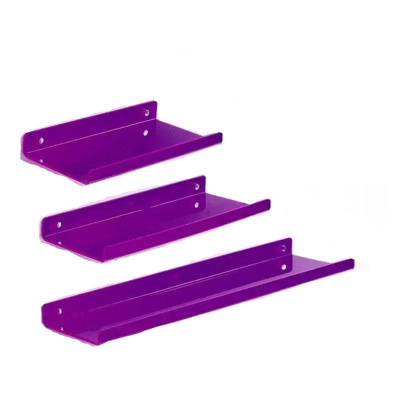 Étagère murale moderne en acrylique pour salon, salle de bain et chambre à coucher