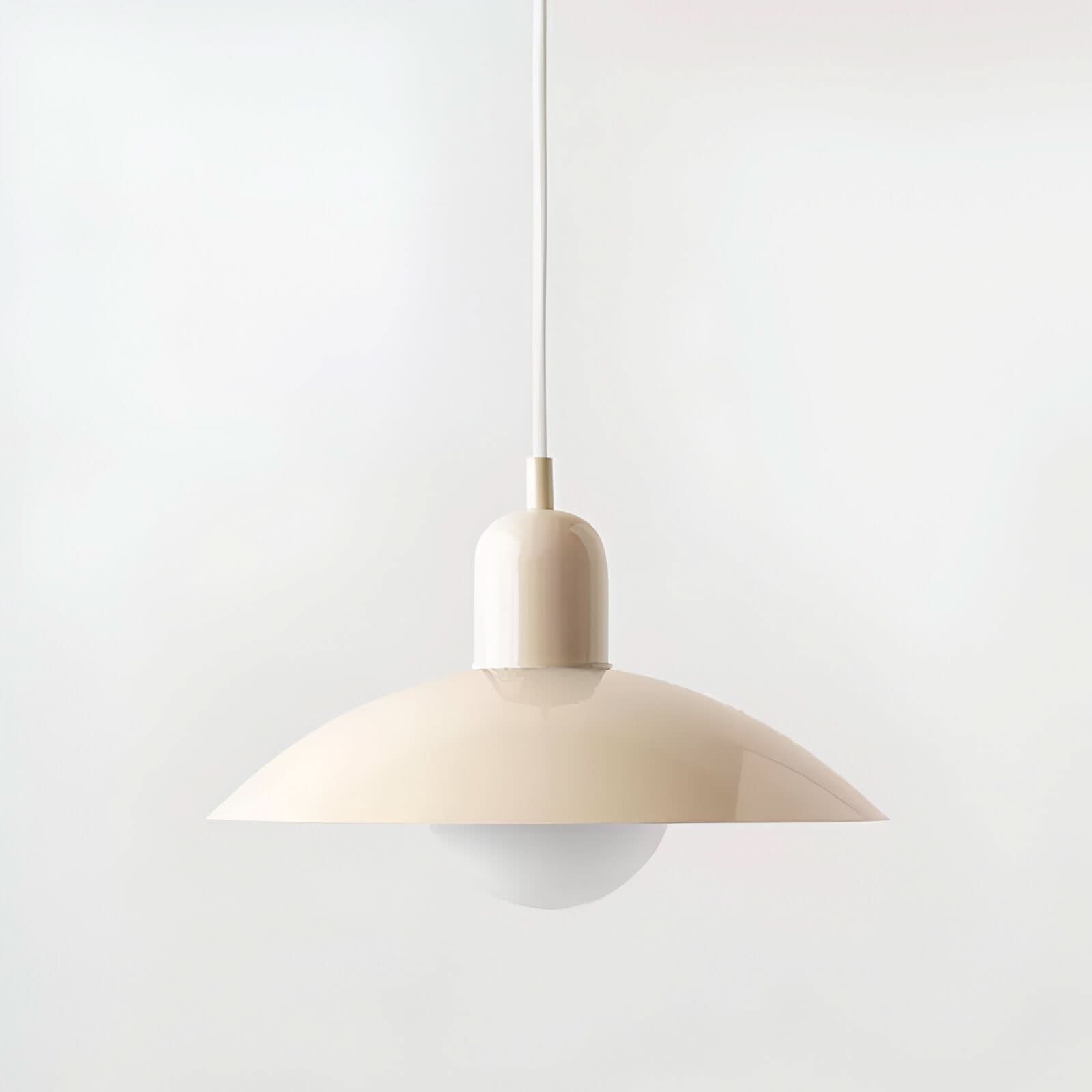 Suspension moderne Macaron Bauhaus – Abat-jour en fer