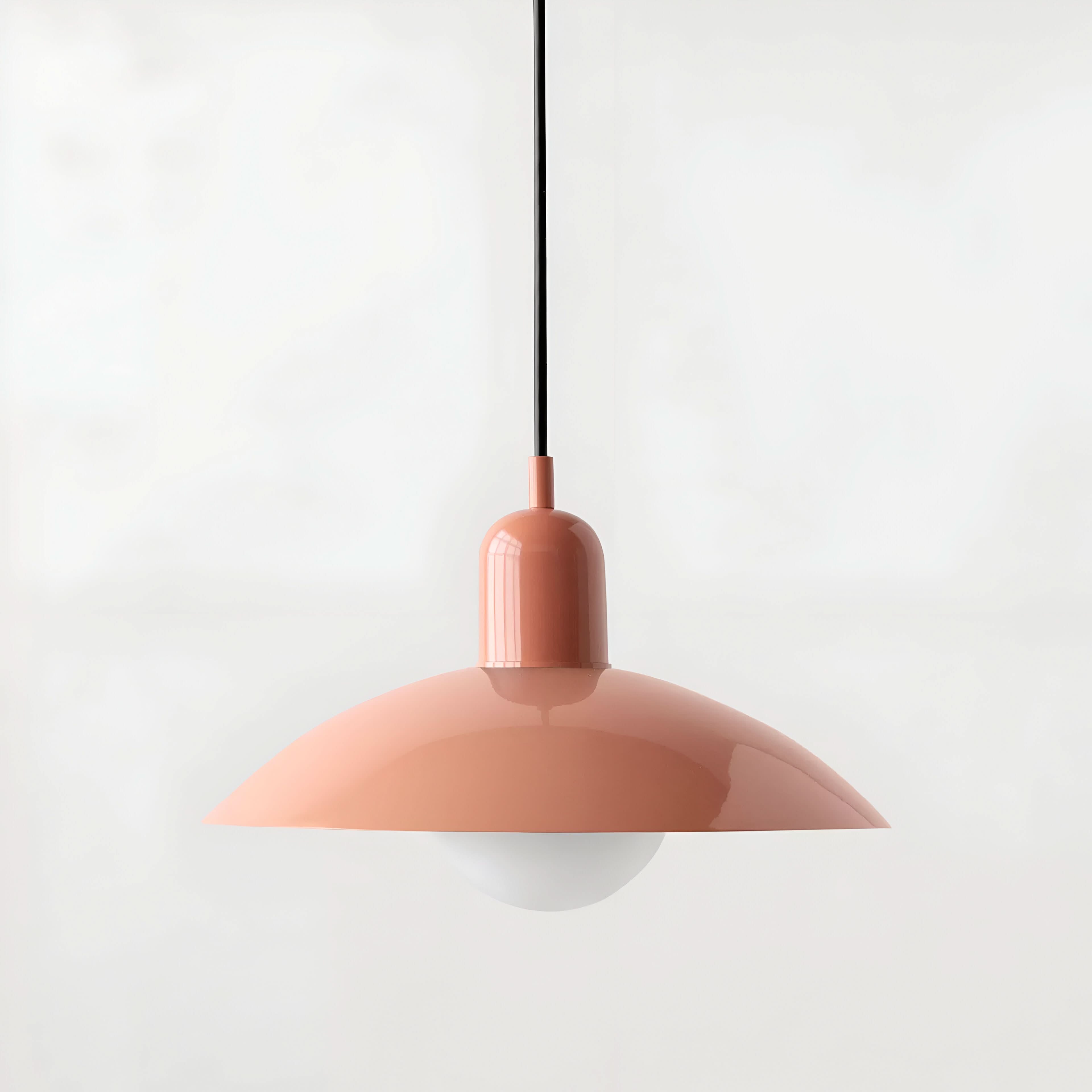 Suspension moderne Macaron Bauhaus – Abat-jour en fer