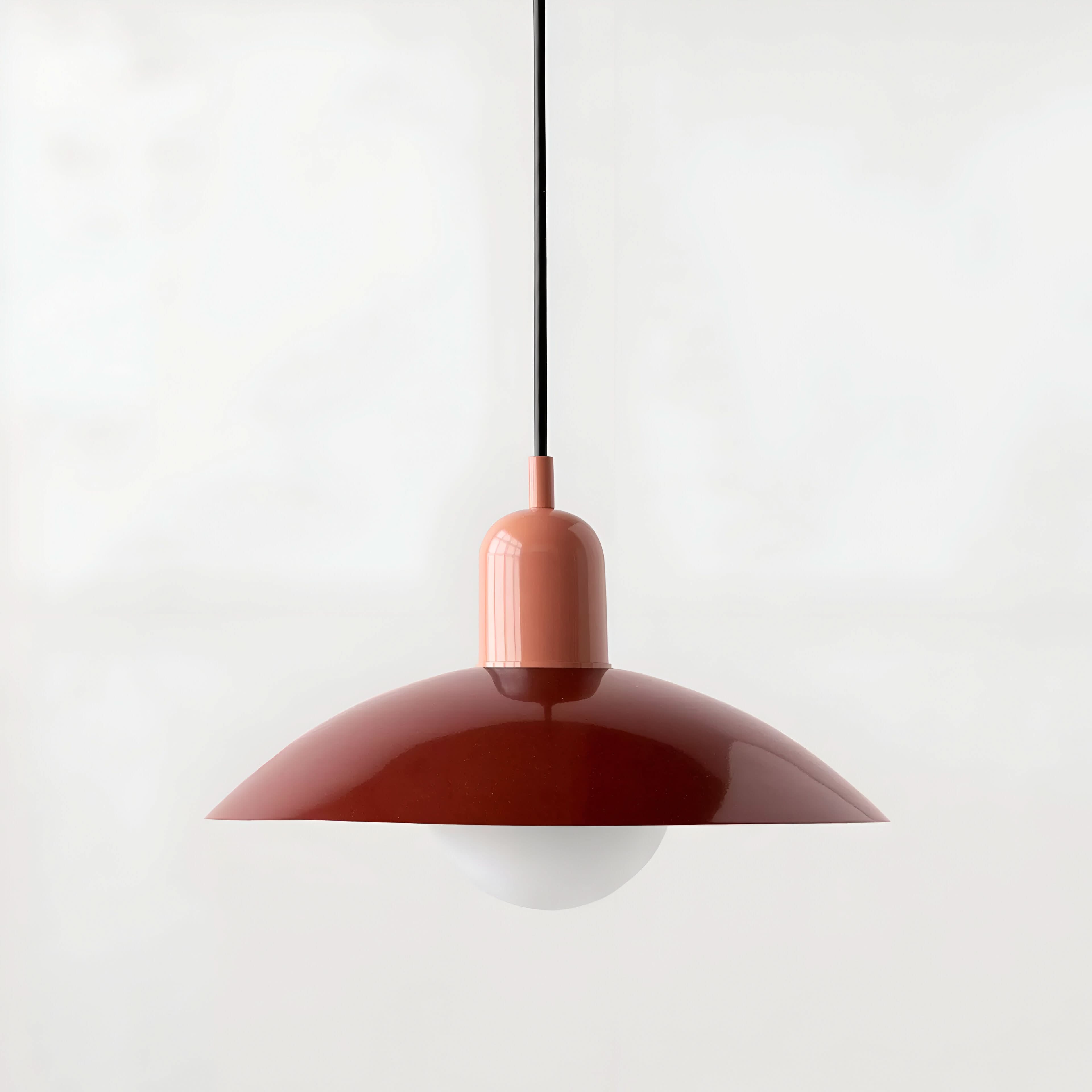 Suspension moderne Macaron Bauhaus – Abat-jour en fer