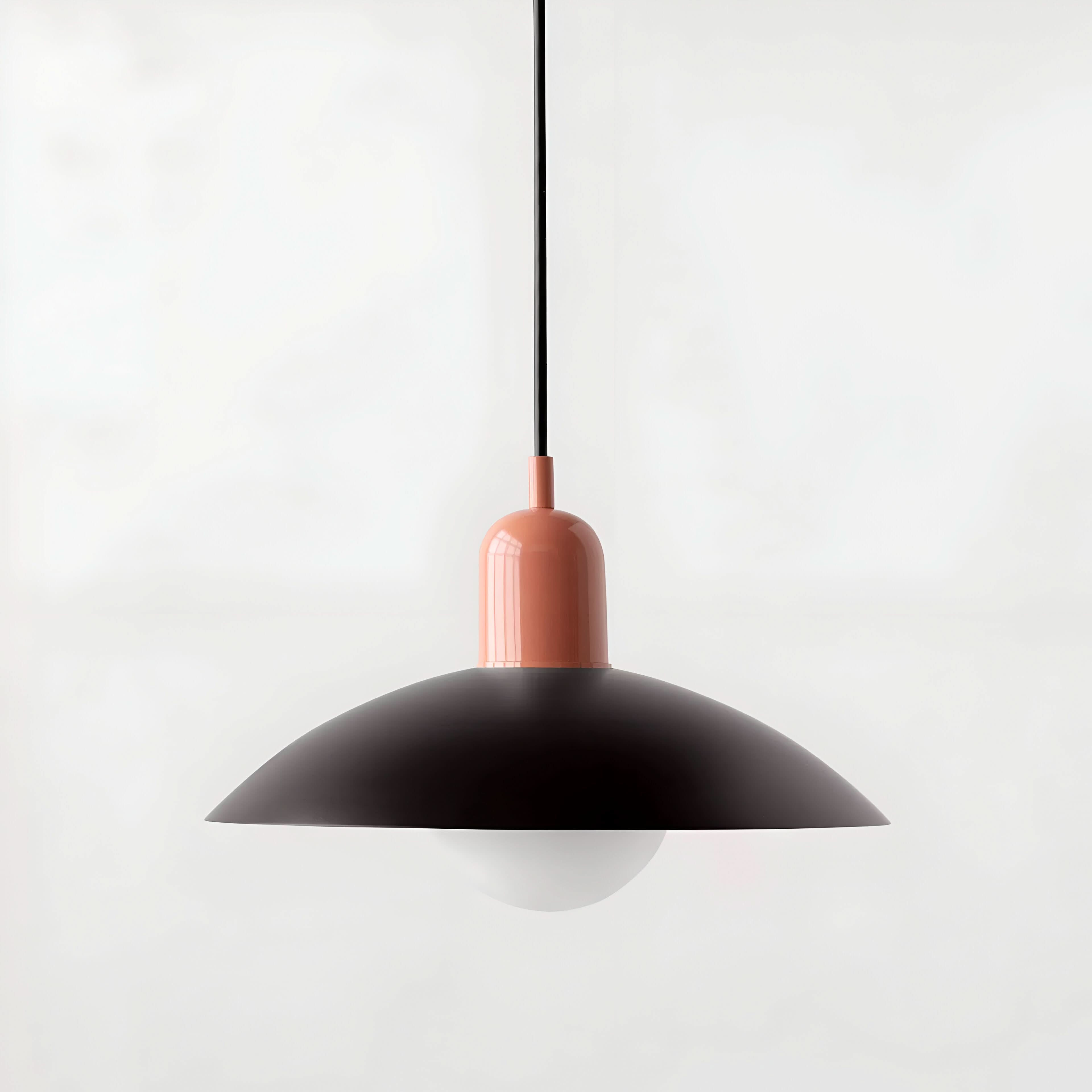 Suspension moderne Macaron Bauhaus – Abat-jour en fer