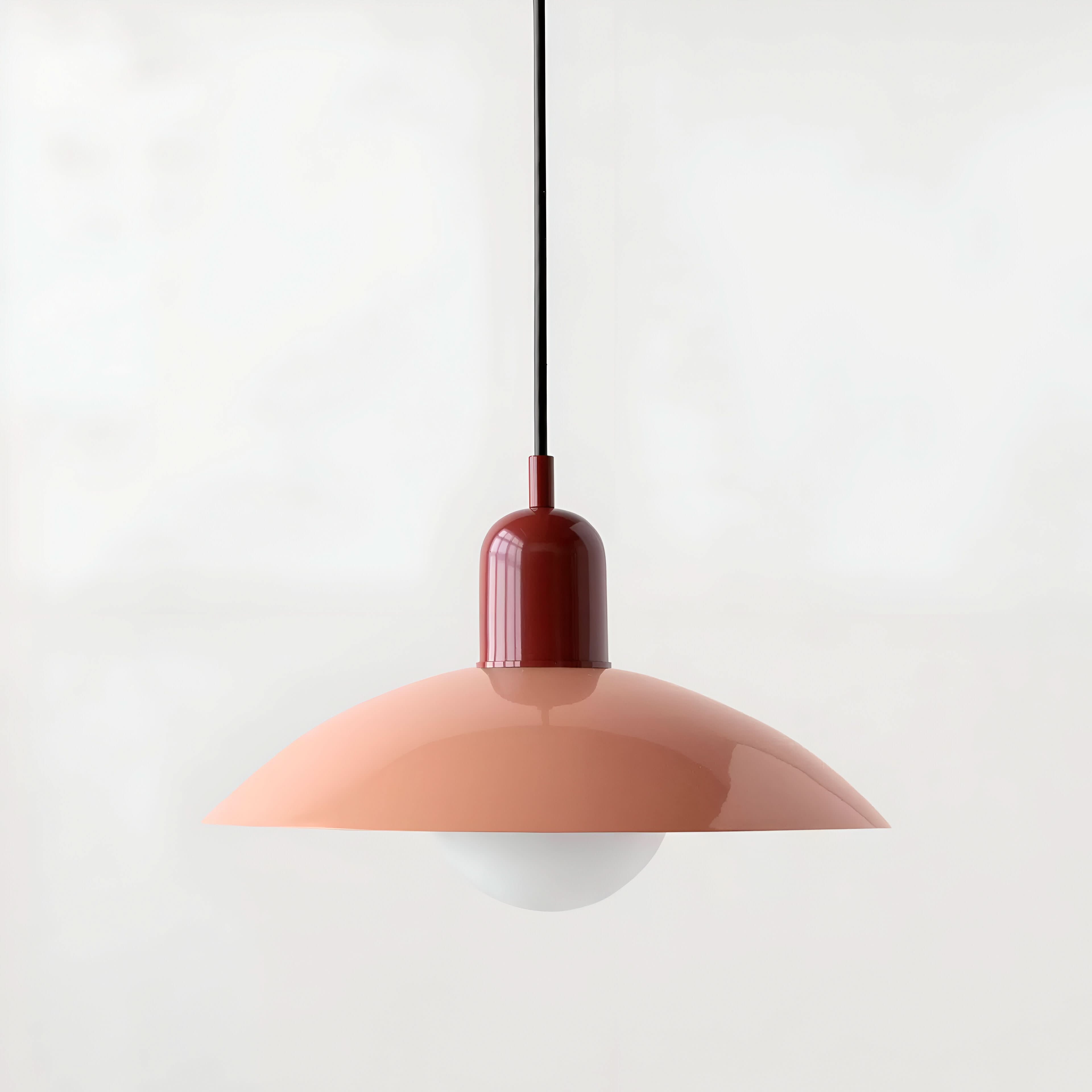 Suspension moderne Macaron Bauhaus – Abat-jour en fer
