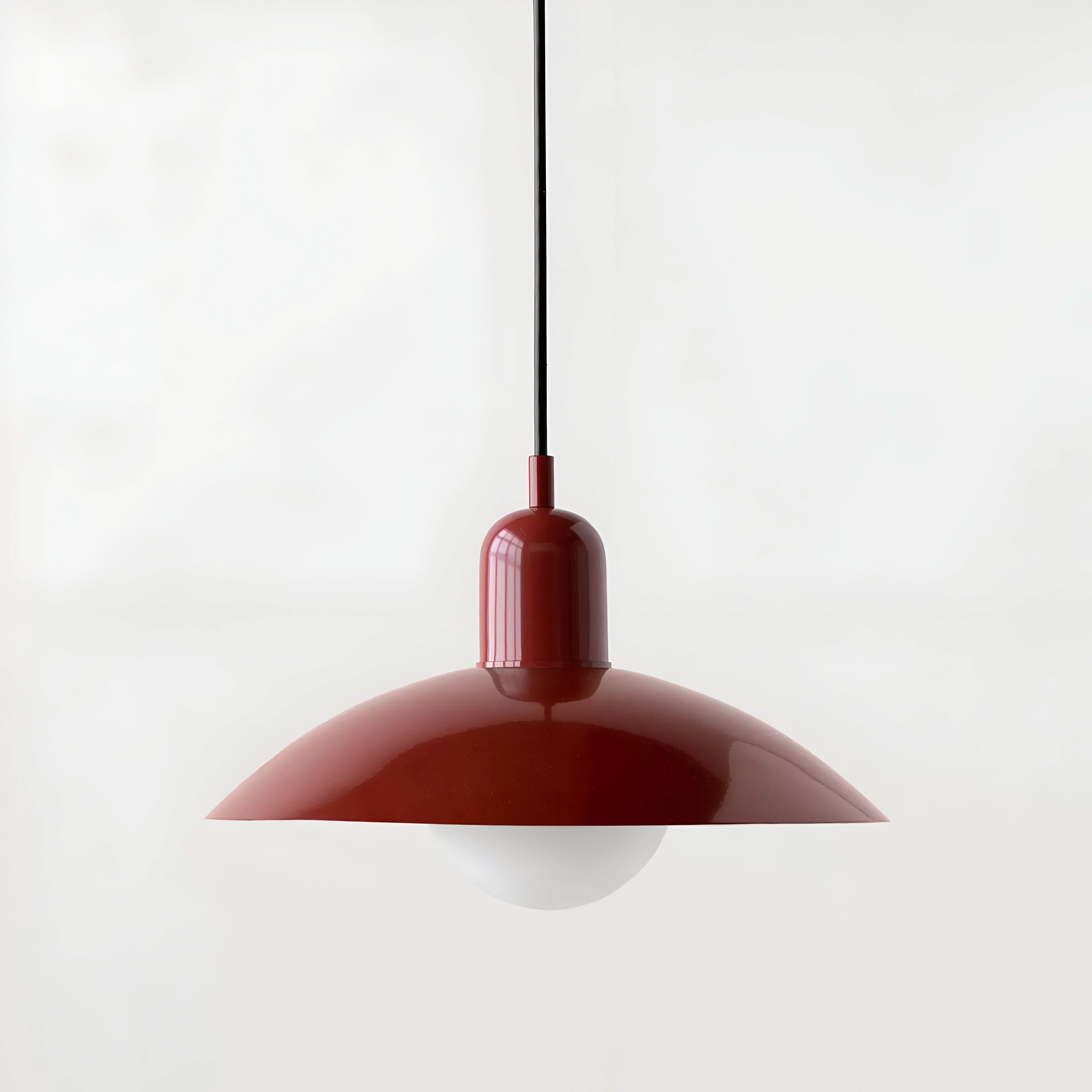 Suspension moderne Macaron Bauhaus – Abat-jour en fer