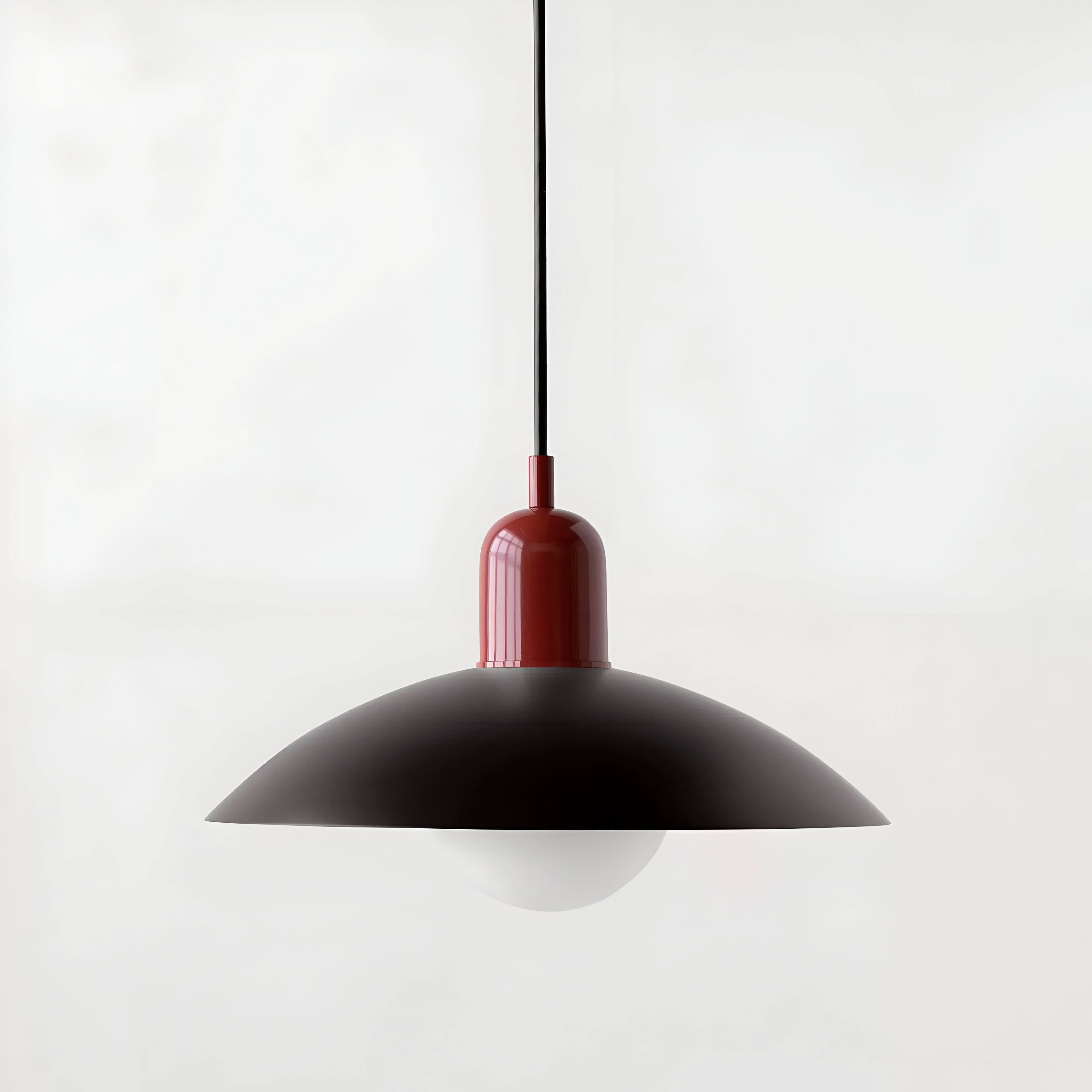 Suspension moderne Macaron Bauhaus – Abat-jour en fer