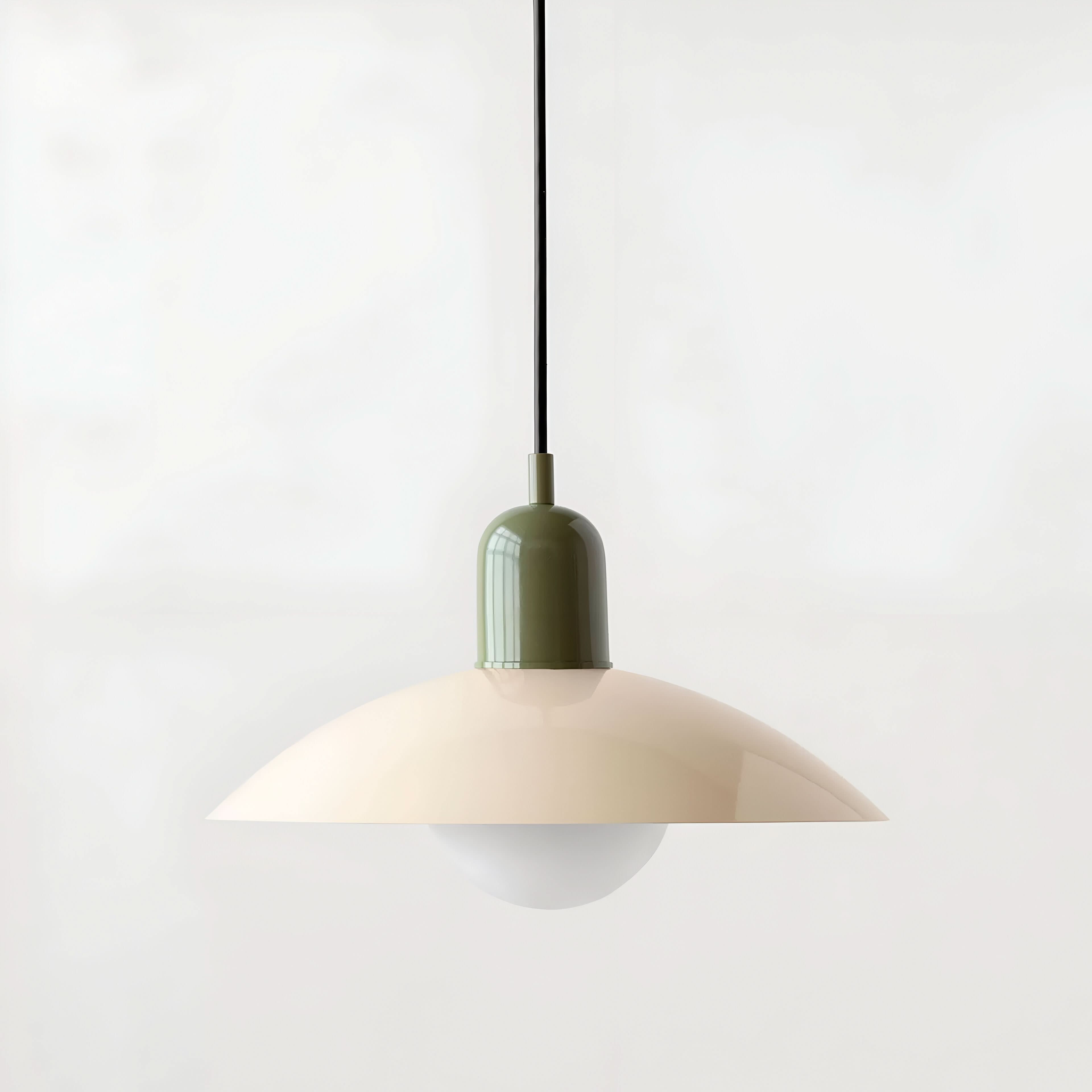 Suspension moderne Macaron Bauhaus – Abat-jour en fer