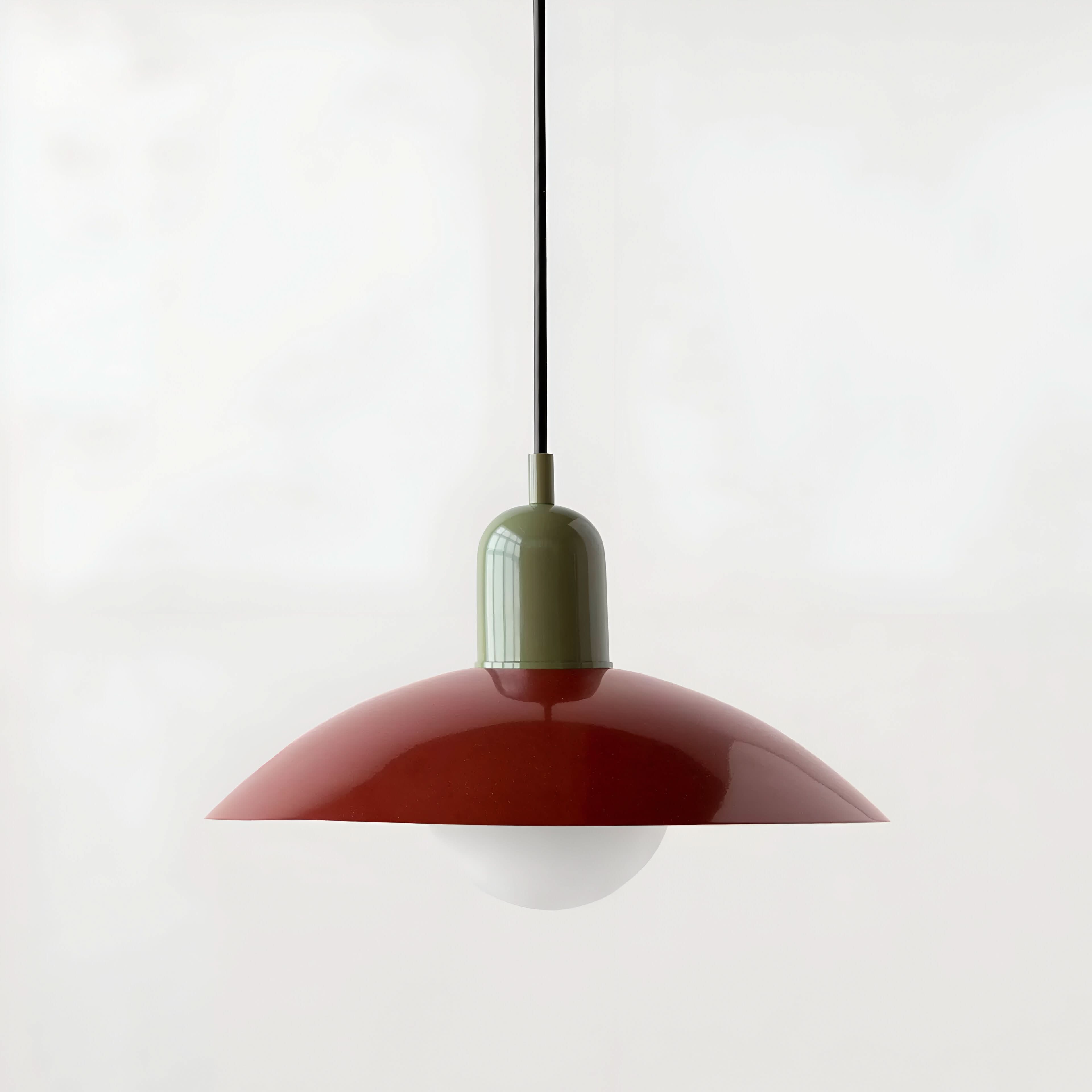 Suspension moderne Macaron Bauhaus – Abat-jour en fer