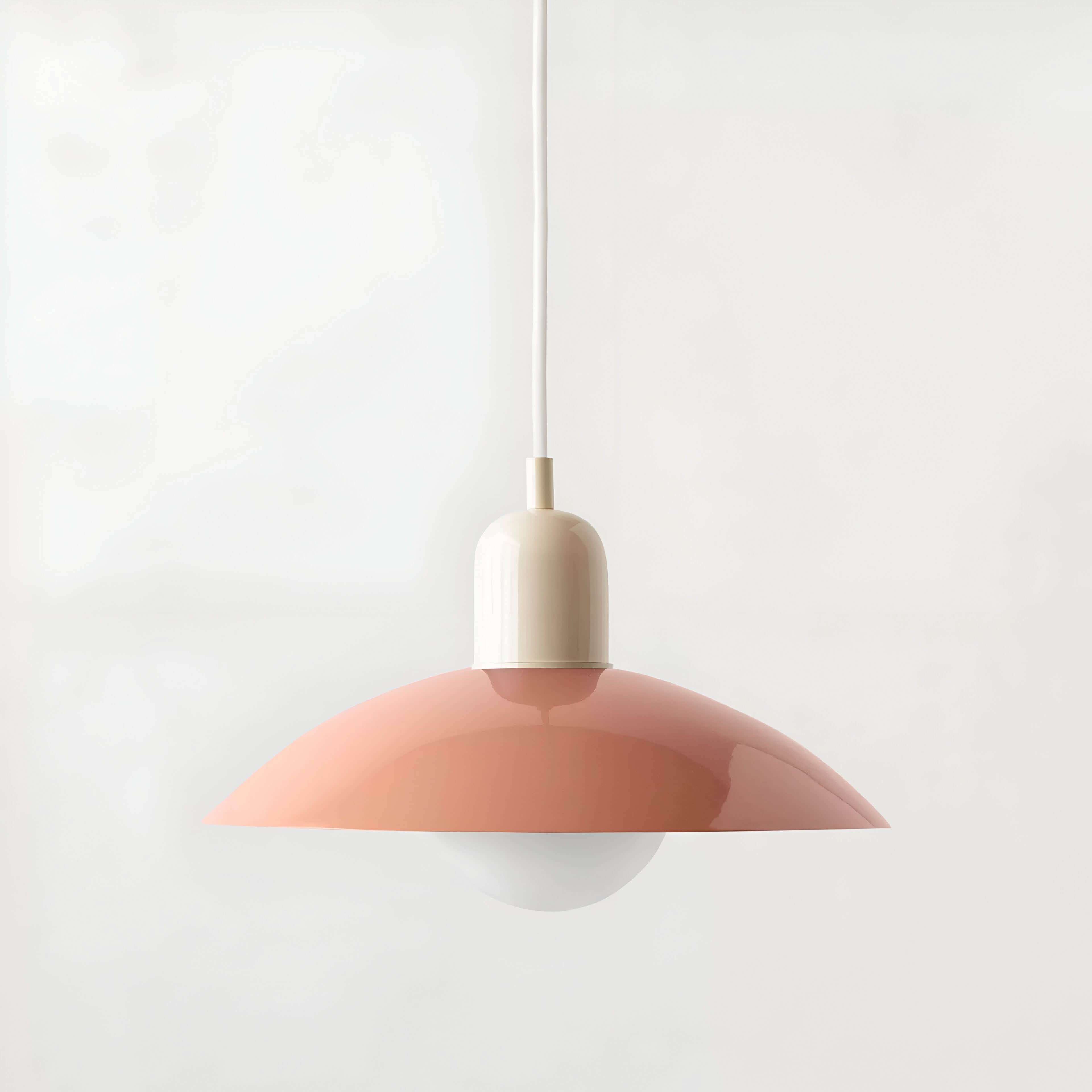 Suspension moderne Macaron Bauhaus – Abat-jour en fer
