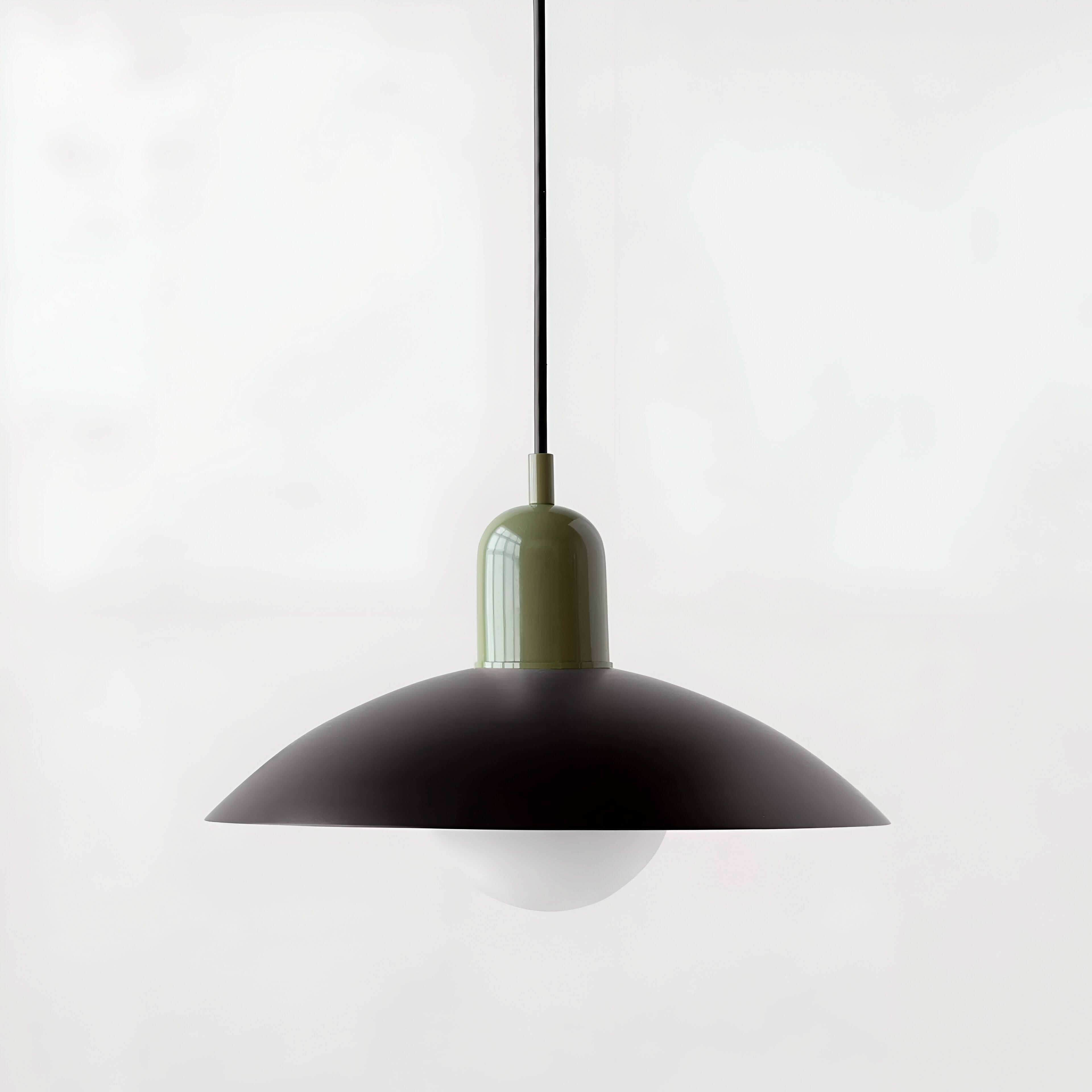 Suspension moderne Macaron Bauhaus – Abat-jour en fer