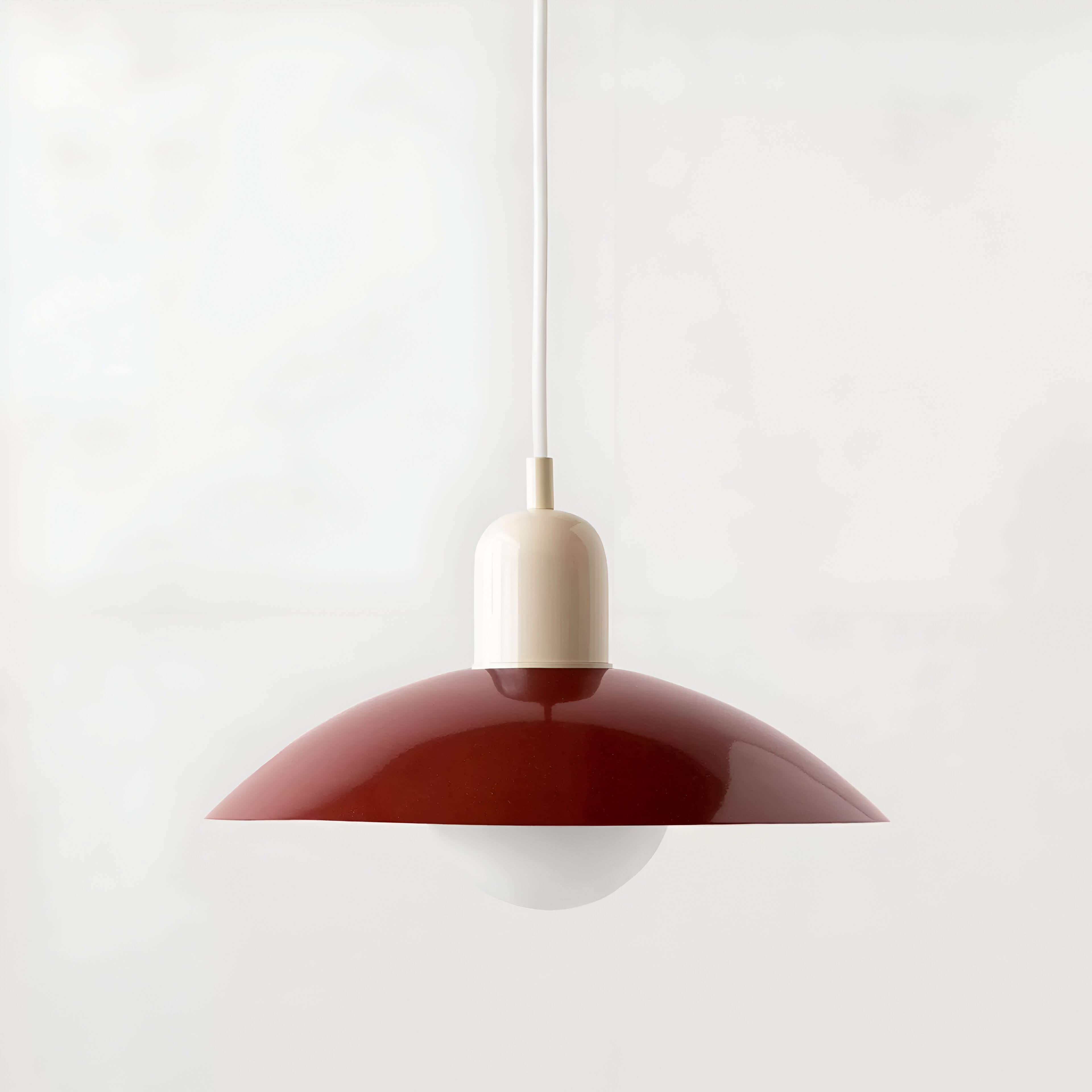 Suspension moderne Macaron Bauhaus – Abat-jour en fer