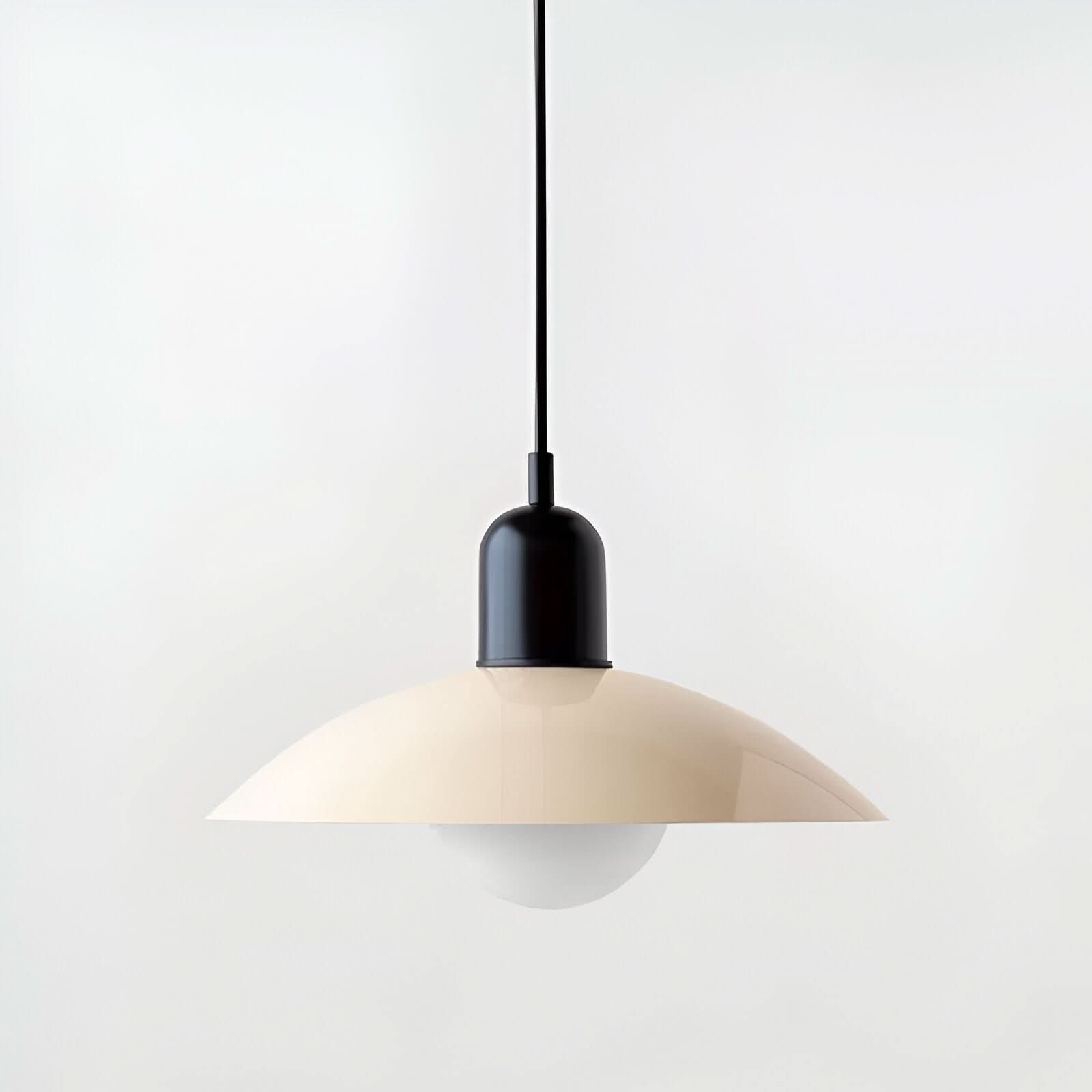 Suspension moderne Macaron Bauhaus – Abat-jour en fer