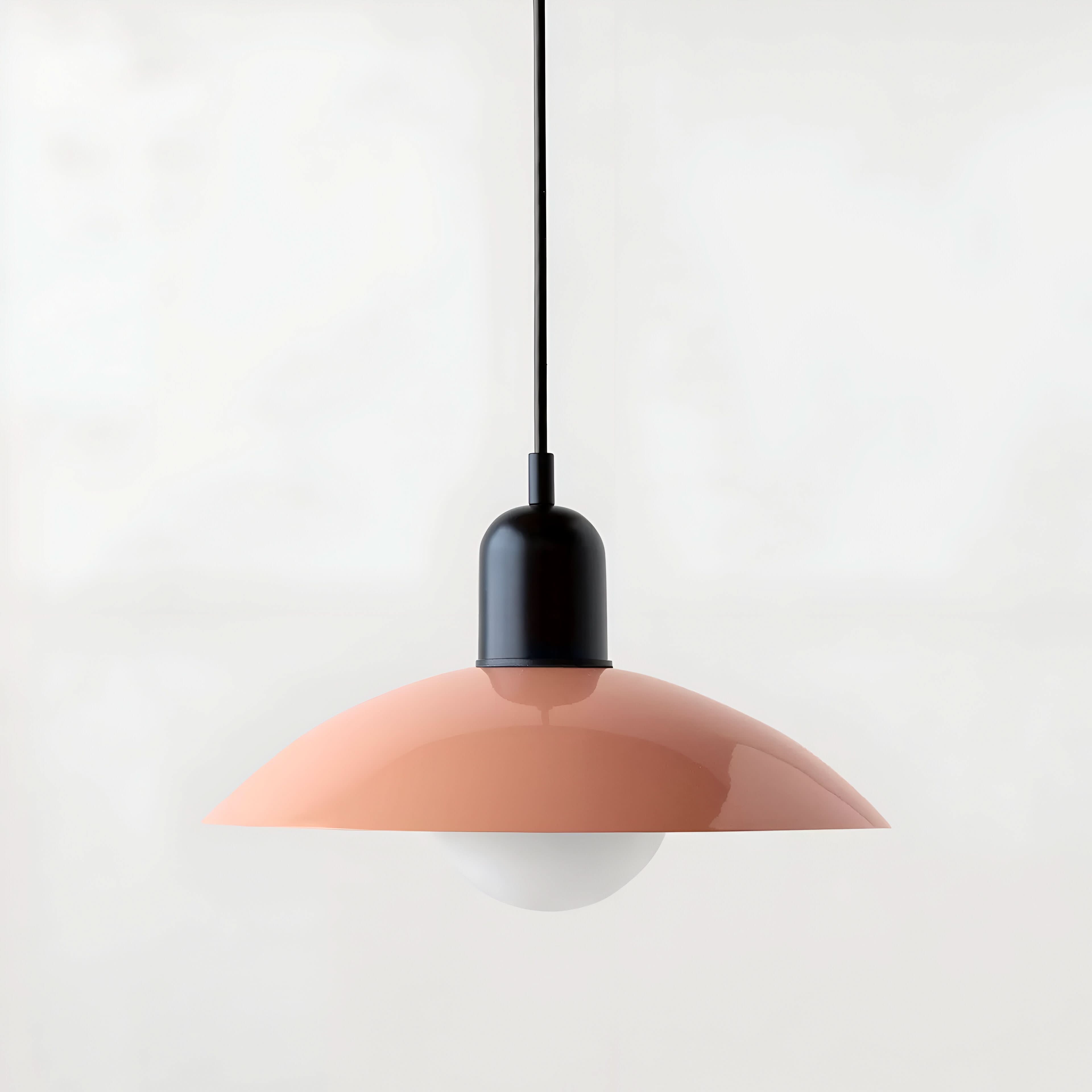 Suspension moderne Macaron Bauhaus – Abat-jour en fer