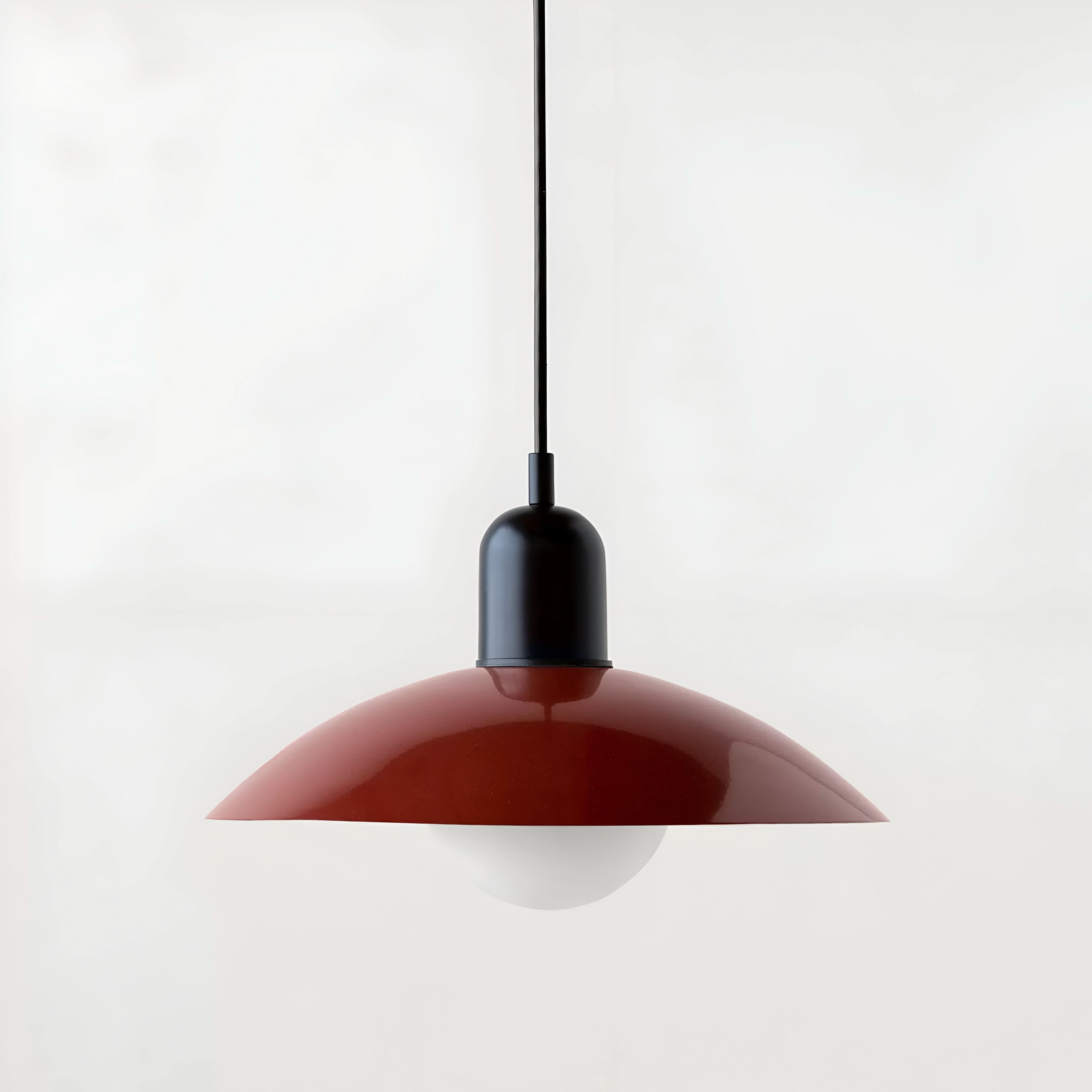 Suspension moderne Macaron Bauhaus – Abat-jour en fer