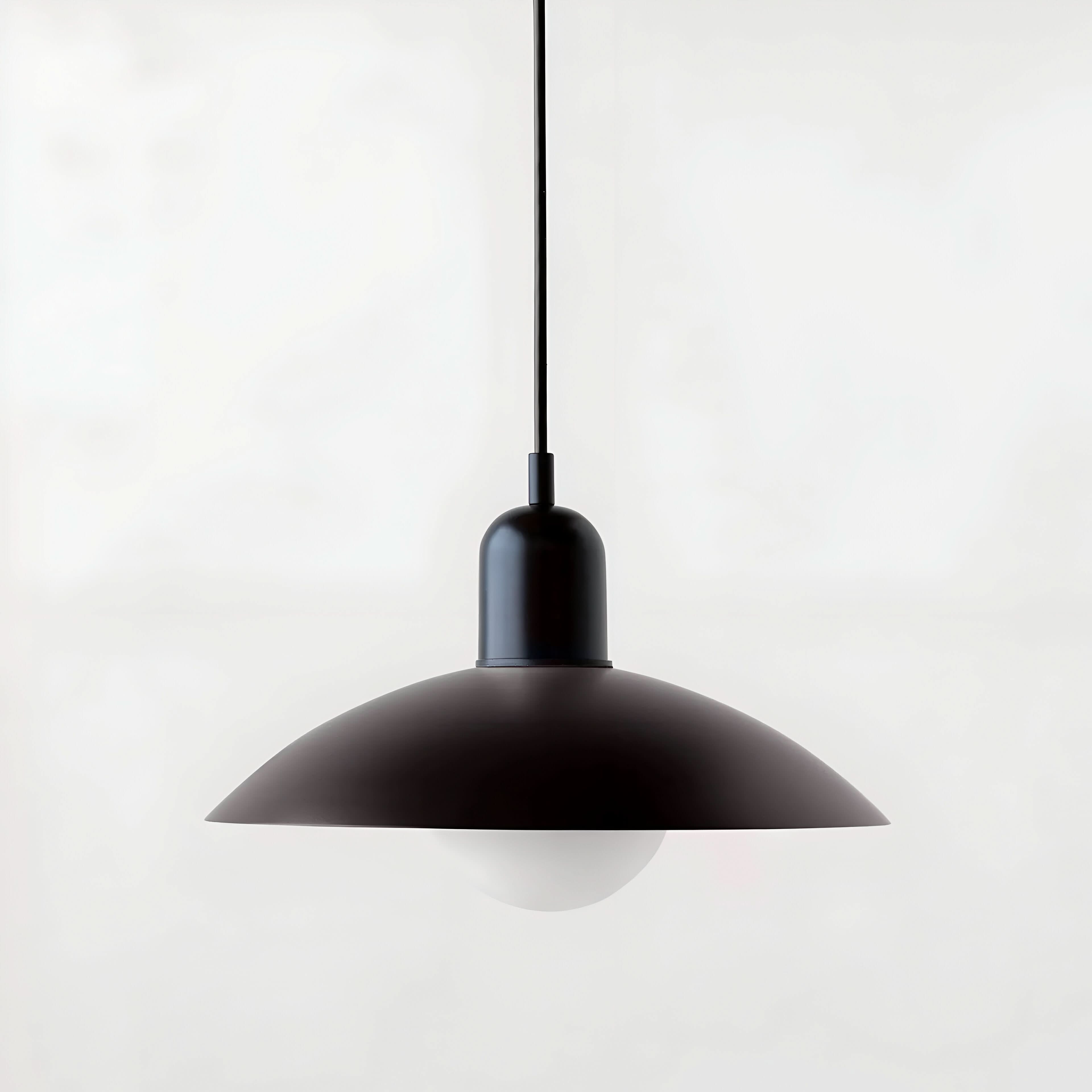 Suspension moderne Macaron Bauhaus – Abat-jour en fer
