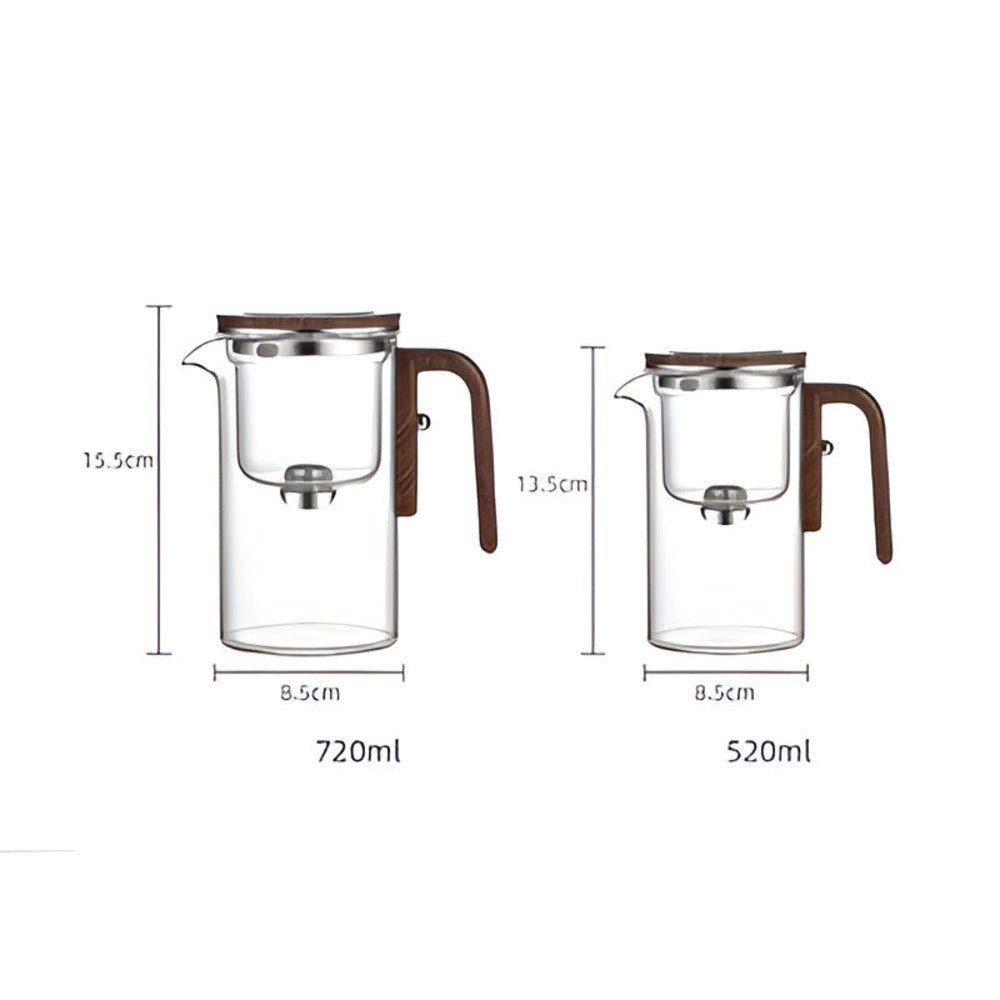 MODUBREW – Théière en plastique élégante avec filtre en acier inoxydable