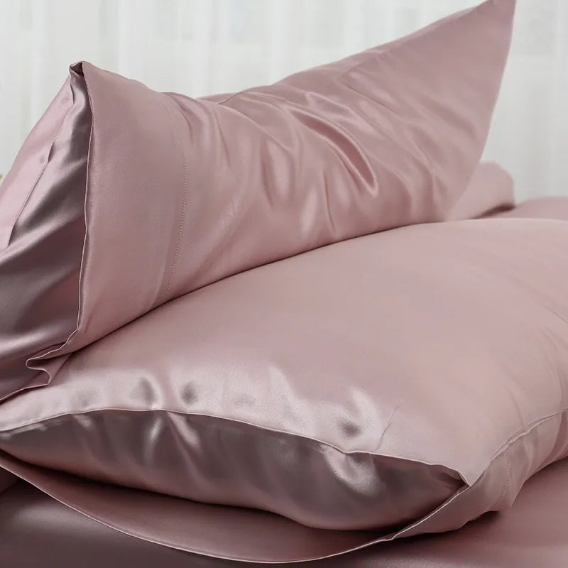 Taie d'oreiller en soie de mûrier - Luxueuse - Douce - Élégante