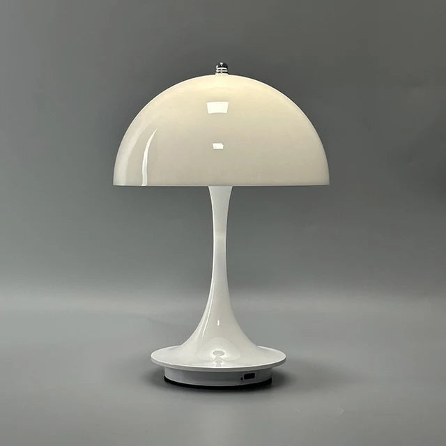 Lampe de table champignon - LED rechargeable sans fil - Lampe de chevet moderne