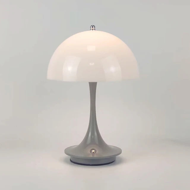 Lampe de table champignon - LED rechargeable sans fil - Lampe de chevet moderne