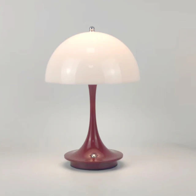 Lampe de table champignon - LED rechargeable sans fil - Lampe de chevet moderne