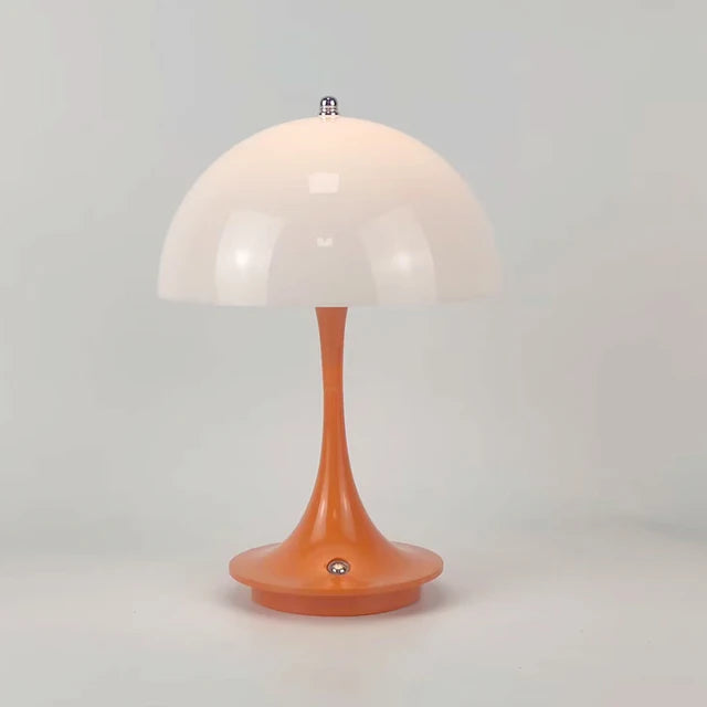 Lampe de table champignon - LED rechargeable sans fil - Lampe de chevet moderne
