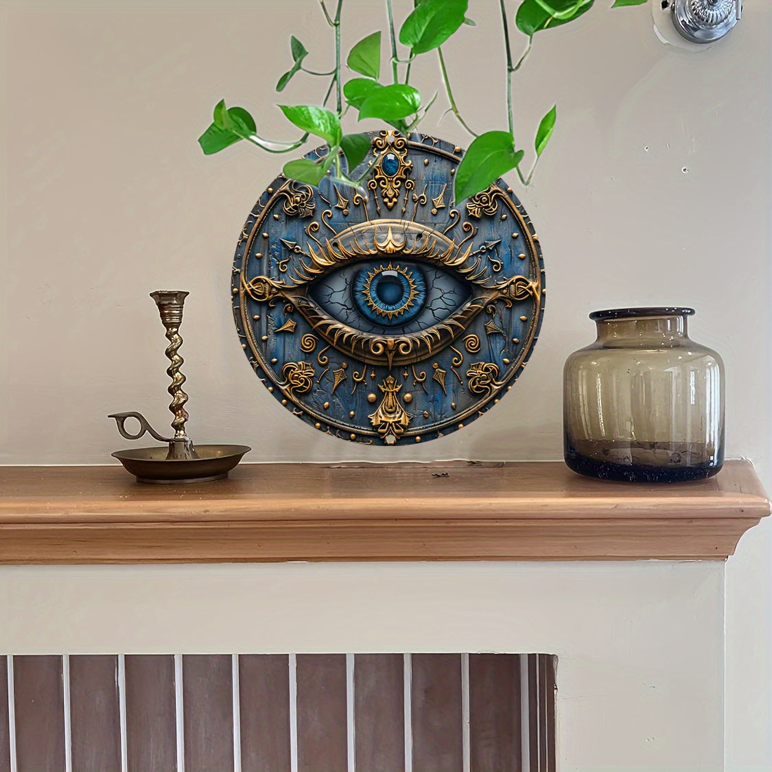 Bouclier de décoration murale protectrice | Accent mystique pour la maison