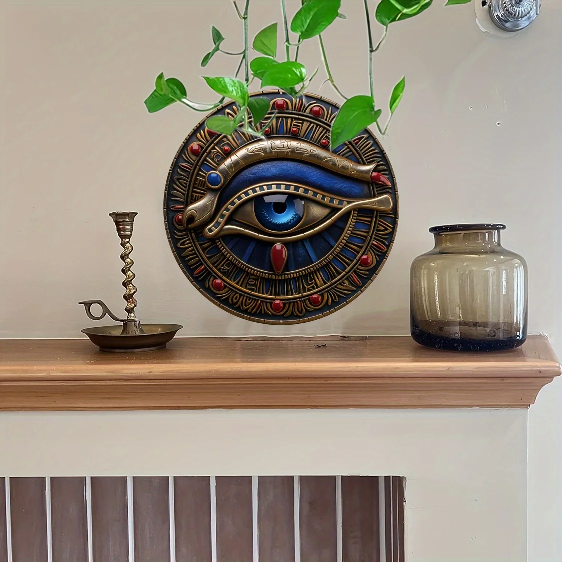 Bouclier de décoration murale protectrice | Accent mystique pour la maison