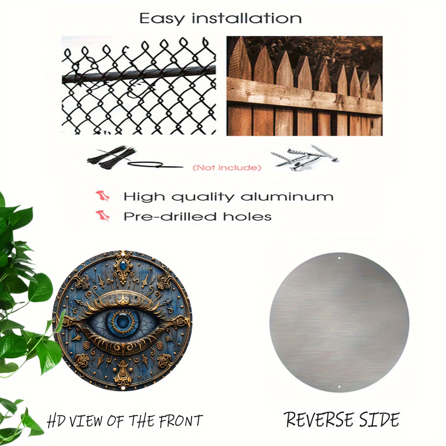 Bouclier de décoration murale protectrice | Accent mystique pour la maison