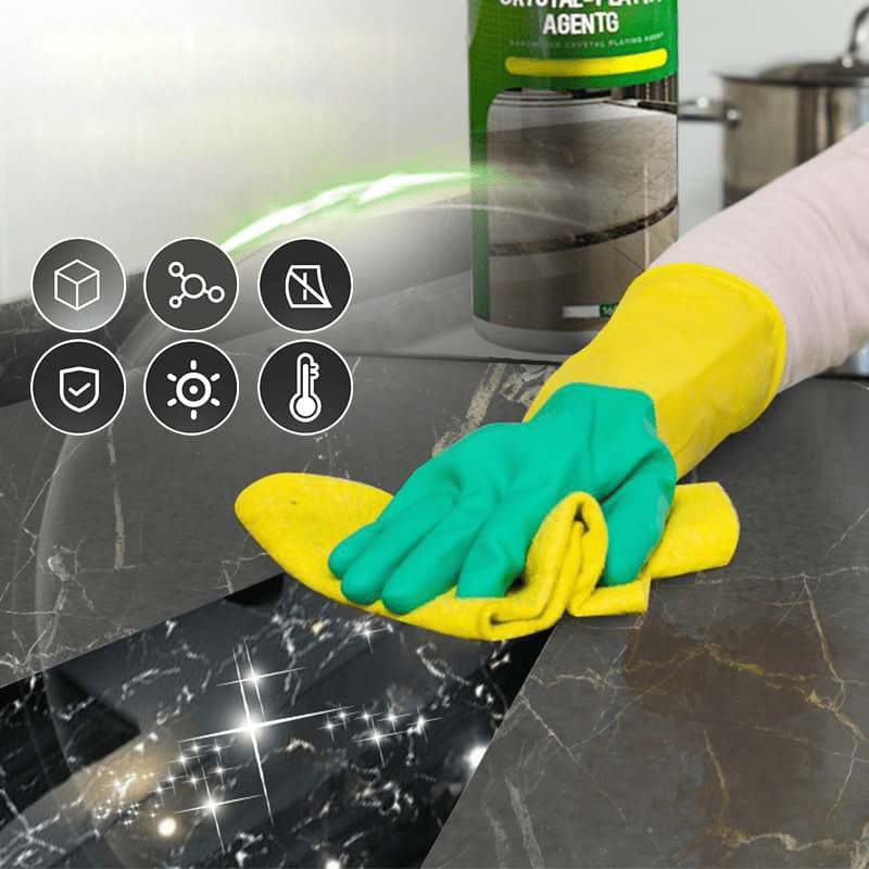Revêtement nano pour la protection des surfaces en pierre naturelle à haute brillance
