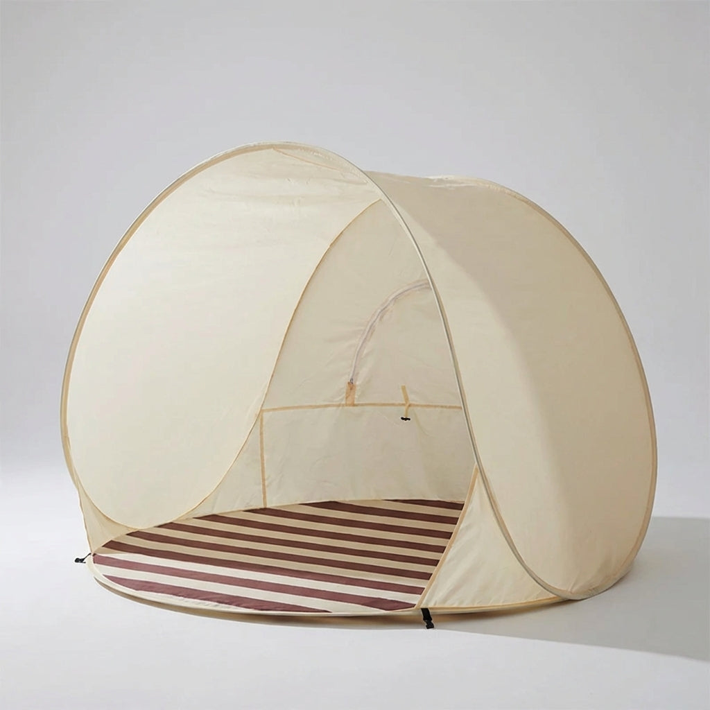 Abri de plage pop-up, installation instantanée, 3 à 4 personnes, pare-soleil portable