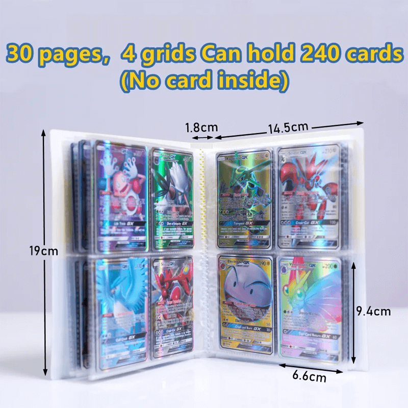 Album classeur mixte pour cartes à collectionner - Contient 240 cartes