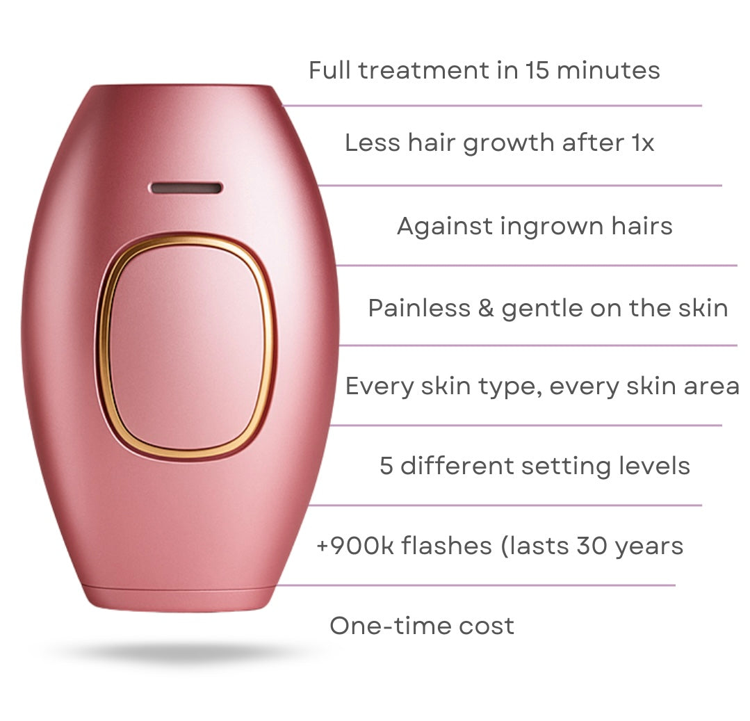 Appareil d'épilation IPL I Épilation laser de référence à domicile