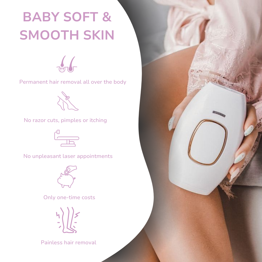 Appareil d'épilation IPL I Épilation laser de référence à domicile