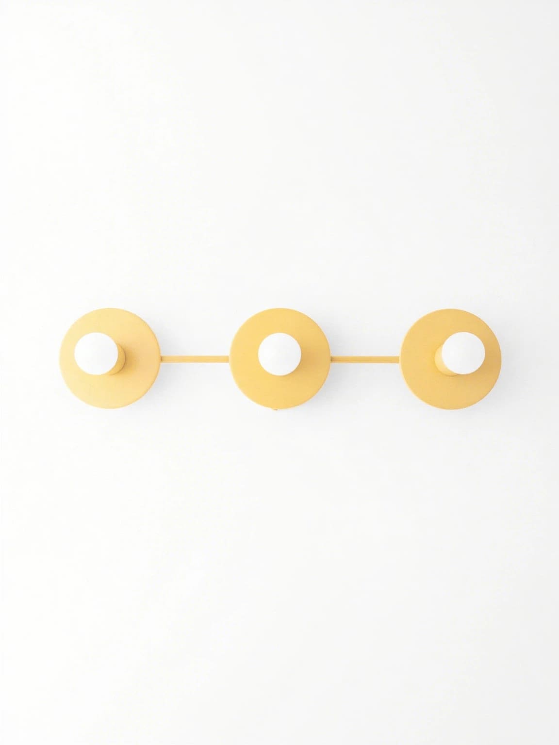 Applique de salle de bain minimaliste à trois points lumineux - Disponible en plusieurs coloris