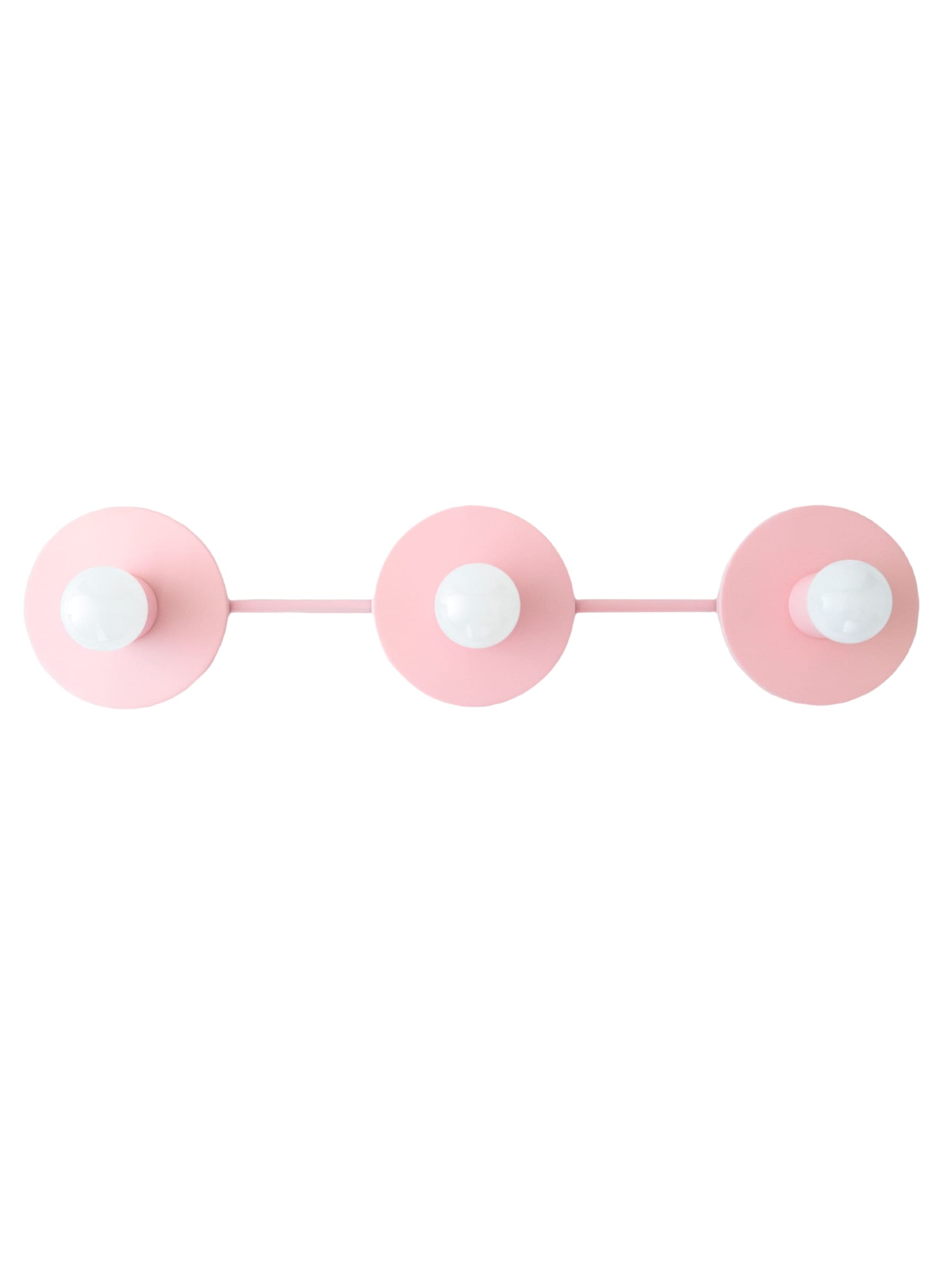 Applique de salle de bain minimaliste à trois points lumineux - Disponible en plusieurs coloris