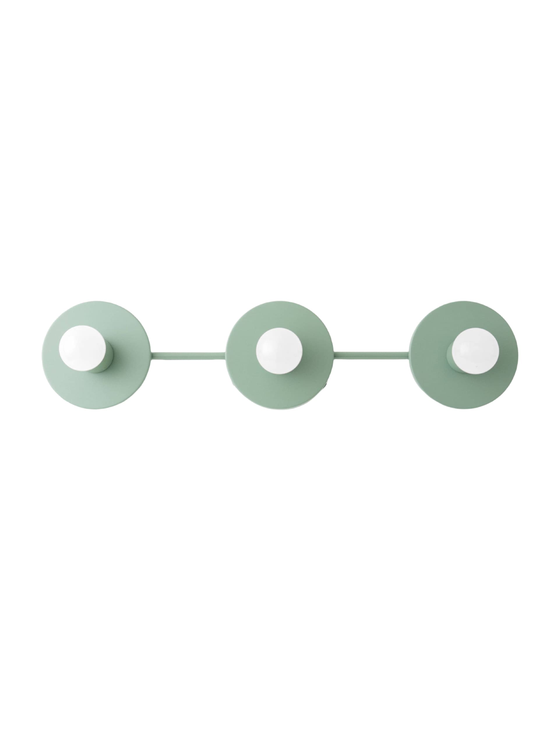 Applique de salle de bain minimaliste à trois points lumineux - Disponible en plusieurs coloris
