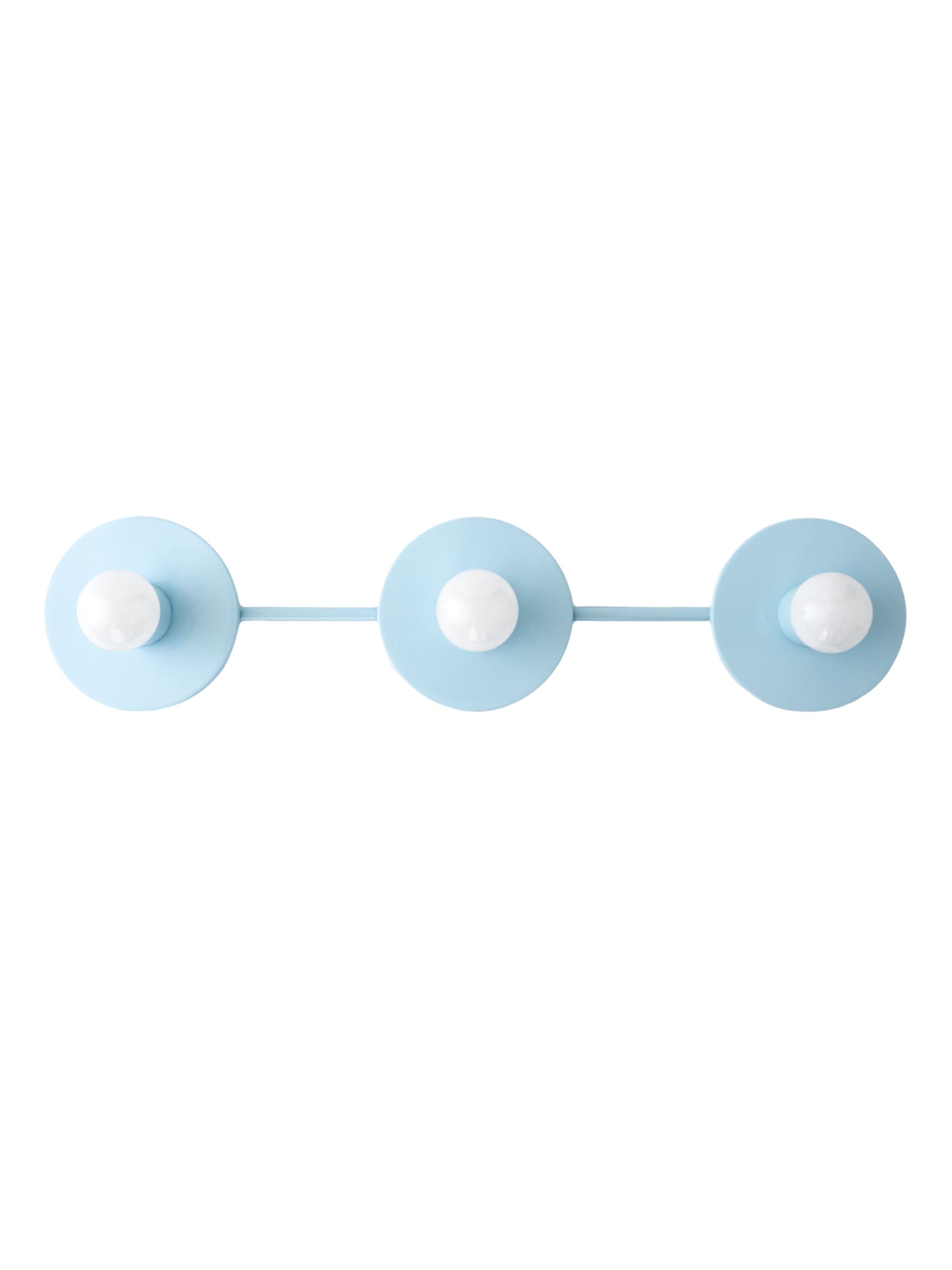 Applique de salle de bain minimaliste à trois points lumineux - Disponible en plusieurs coloris
