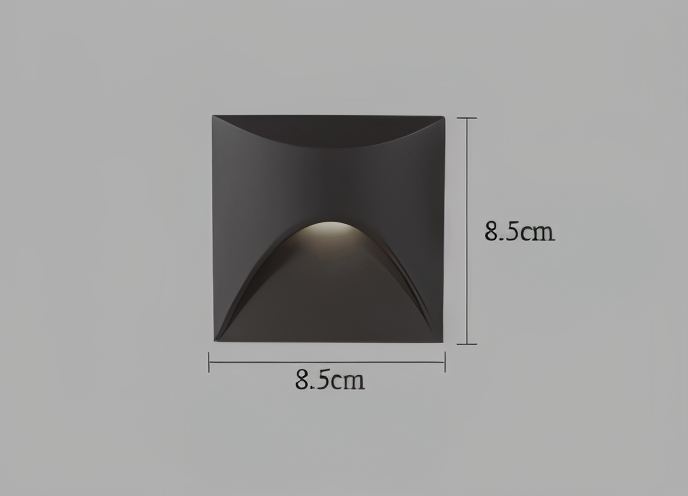 Applique murale étanche IP65 LuminiPath pour intérieur et extérieur avec détecteur de mouvement