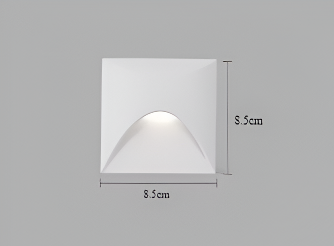 Applique murale étanche IP65 LuminiPath pour intérieur et extérieur avec détecteur de mouvement