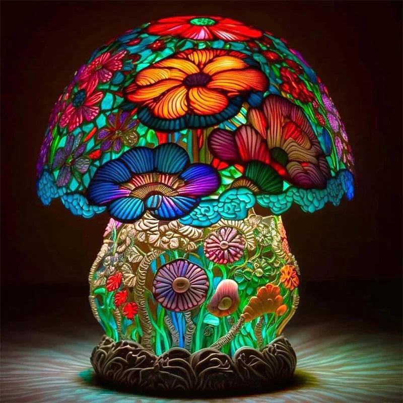 AuraGlass – Lampe en verre coloré magique pour une ambiance relaxante