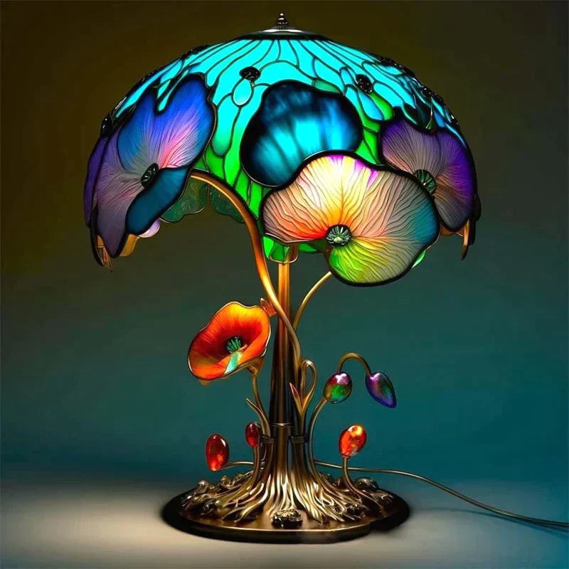 AuraGlass – Lampe en verre coloré magique pour une ambiance relaxante