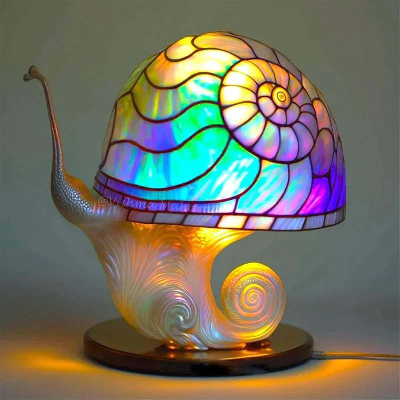 AuraGlass – Lampe en verre coloré magique pour une ambiance relaxante